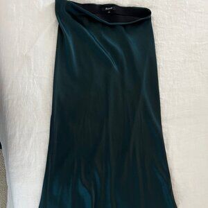 Silk Green Madewell Maxi skirt